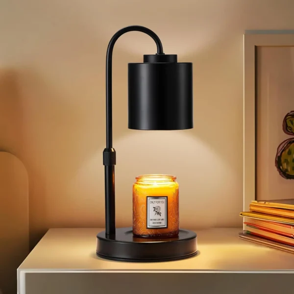 Adjustable Candle Warmer Lamp with Timer & Dimmer