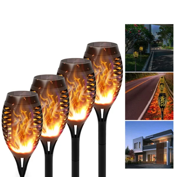 4/6/8/12Pcs Solar Torch Light