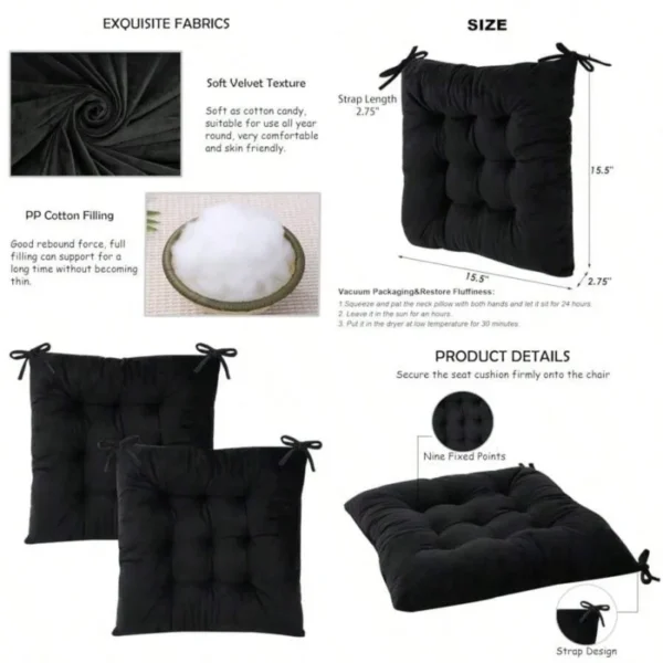 Set Of 2 Chair Cushions