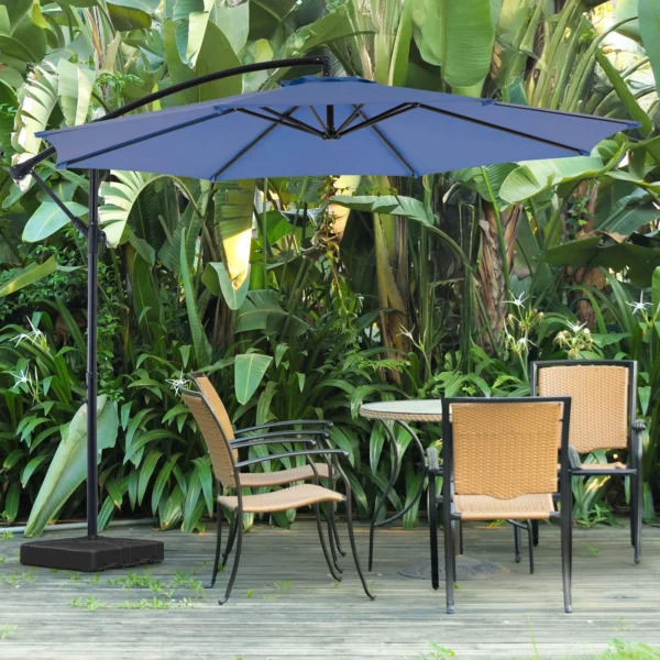 10FT Patio Umbrella Hanging Cantilever